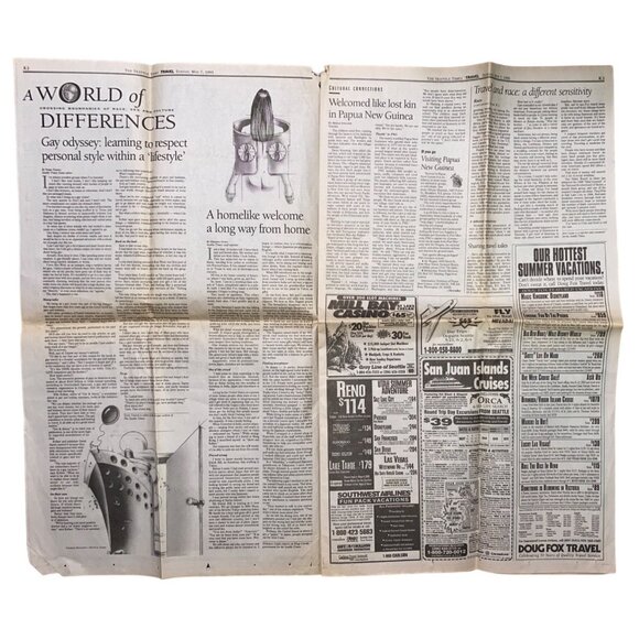 Disneyland Newspaper Seattle Times May 7, 1995 Sunday Kristin Jackson Reporter E - Picture 2 of 9